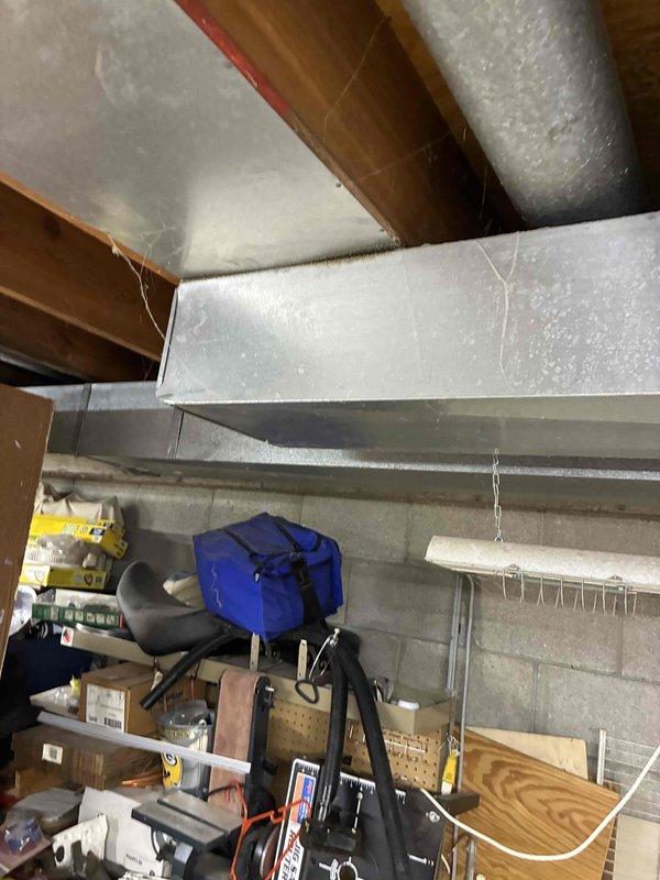 Completed install call back to configure and set up Infinity thermostat system. Reviewed system operation and programming with homeowner, addressed installation concerns, and verified proper communication between thermostat and HVAC equipment in basement mechanical space.