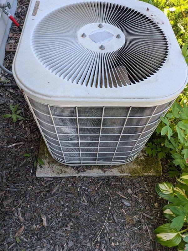 Completed furnace and air conditioning tune-up maintenance on residential HVAC system. Performed comprehensive inspection of outdoor condenser unit and indoor furnace with Space-Gard air filtration system, verified proper operation of all components, checked refrigerant levels, cleaned coils, inspected ductwork and ventilation, and confirmed system is operating within manufacturer specifications.