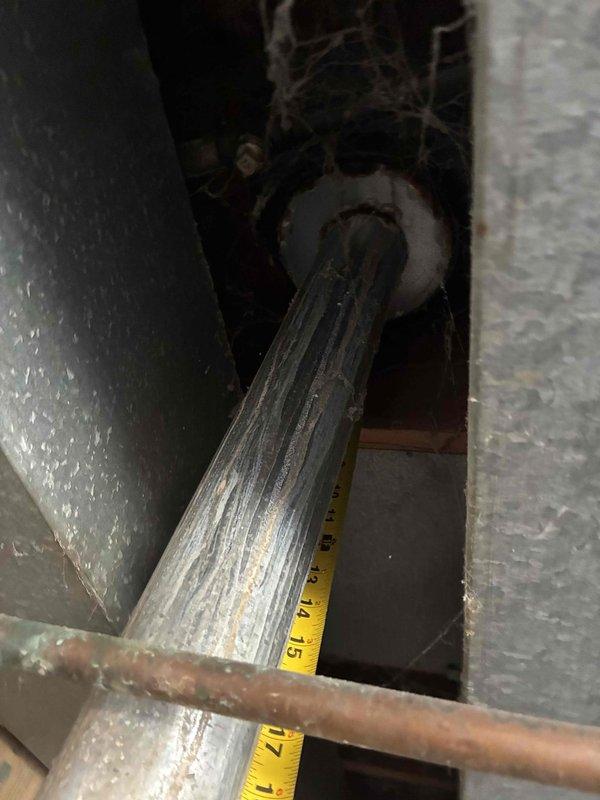 Responded to service call for 10-year-old 40-gallon water heater with failed pilot light. Conducted on-site assessment and documented existing unit dimensions and installation configuration for replacement estimate. Measured water heater height and clearances in mechanical space to ensure proper replacement unit sizing and compatibility with existing plumbing connections and venting system.