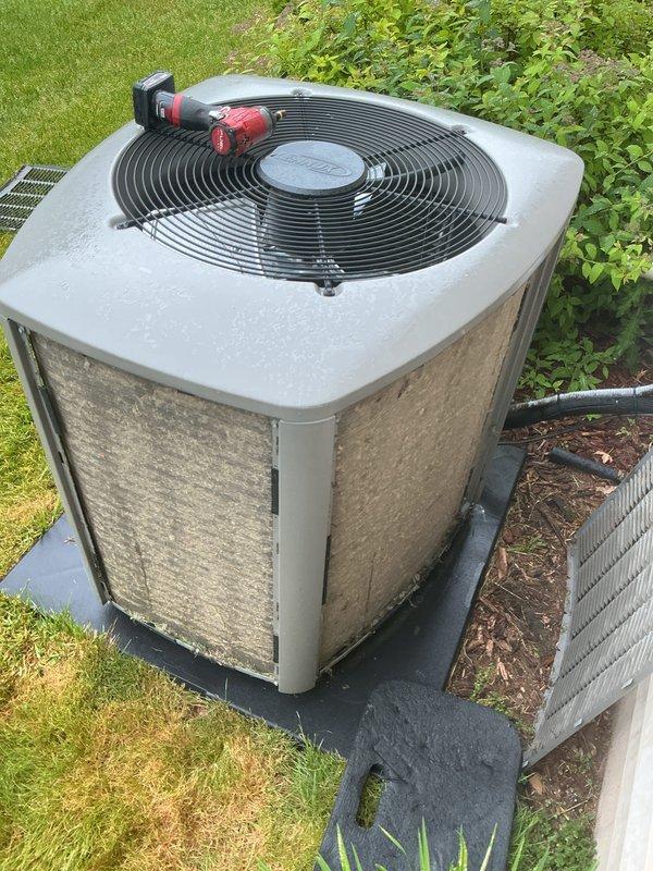Completed scheduled cooling system maintenance visit as part of recurring membership agreement. Performed comprehensive inspection and preventive maintenance on residential HVAC system, including Lennox furnace unit located in basement utility area and outdoor condenser unit. Verified proper operation of all system components, checked refrigerant levels, inspected electrical connections, cleaned condenser coils, and confirmed adequate airflow through both indoor and outdoor units. All equipment found to be operating within normal parameters with no immediate service needs identified.