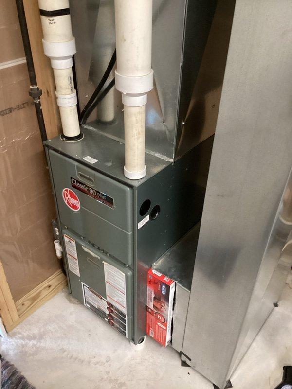 Responded to no-cooling call where AC unit tripped breaker and would not restart. Upon arrival, discovered outdoor disconnect box severely compromised with extensive rodent nesting material, dried vegetation, and debris accumulation throughout electrical compartment. Evidence of electrical arcing and heat damage observed on wiring insulation mixed with nesting materials. Cleared all debris from disconnect, inspected wiring for damage, and verified electrical connections. Reset breaker and confirmed system operational. Advised property owner that outdoor electrical enclosure requires ongoing monitoring to prevent future pest intrusion and recommended sealing entry points to protect electrical components.