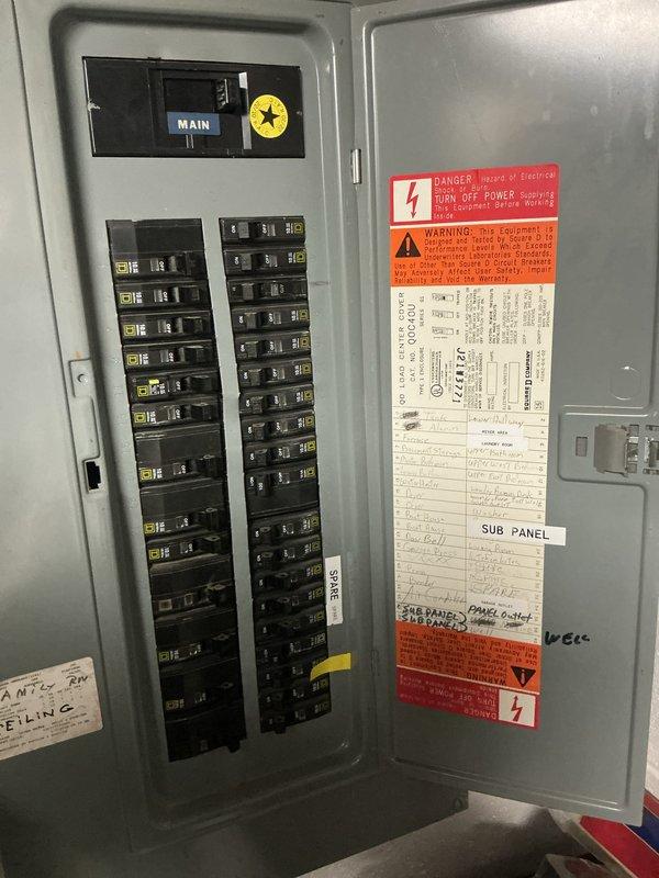Responded to emergency service call for HVAC system evaluation. Conducted comprehensive assessment of existing furnace and air conditioning system, which was found to be low on R22 refrigerant. Documented electrical sub-panel configuration and outdoor condenser unit condition. Provided detailed estimate for complete furnace and air conditioner replacement system.