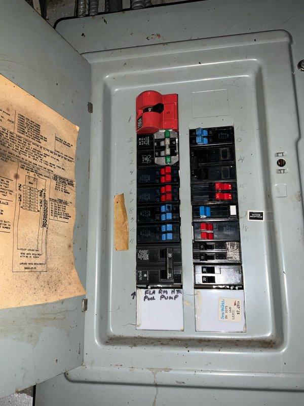Completed HVAC estimate for natural gas furnace replacement located in basement. Assessed existing electrical panel configuration and documented current electrical infrastructure to determine compatibility requirements for new furnace installation. Evaluated electrical service capacity and circuit breaker arrangement to ensure adequate power supply for replacement equipment.