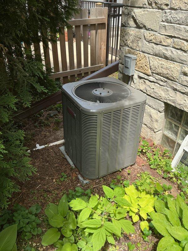 Completed routine cooling season maintenance visit as part of family membership program. Performed comprehensive tune-up on Lennox furnace system and outdoor condenser unit, including inspection of air handler, refrigerant lines, electrical connections, and drainage systems. All equipment found operating within normal parameters; system ready for continued reliable cooling performance.