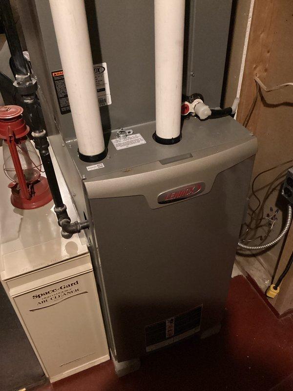 Responded to no cooling call on residential Lennox air handler system over 10 years old. Upon arrival, performed diagnostic testing using manifold gauge set to check refrigerant pressures and system operation. Identified cooling system issue and completed necessary repairs to restore proper operation. System tested and confirmed operational at time of departure.
