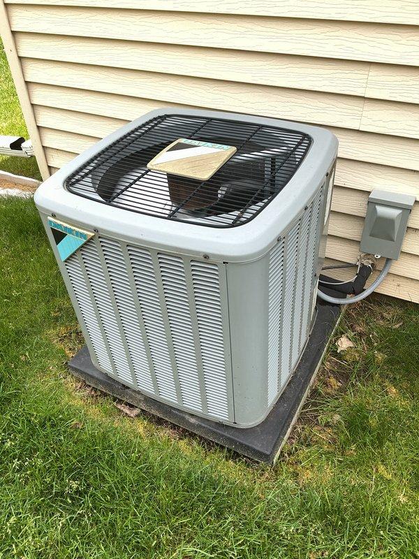 Completed annual cooling system maintenance visit under membership agreement. Performed comprehensive tune-up on Daikin furnace and outdoor condensing unit, including inspection of refrigerant lines, electrical connections, and all system components. Both indoor and outdoor equipment found operating within normal parameters with no deficiencies noted.