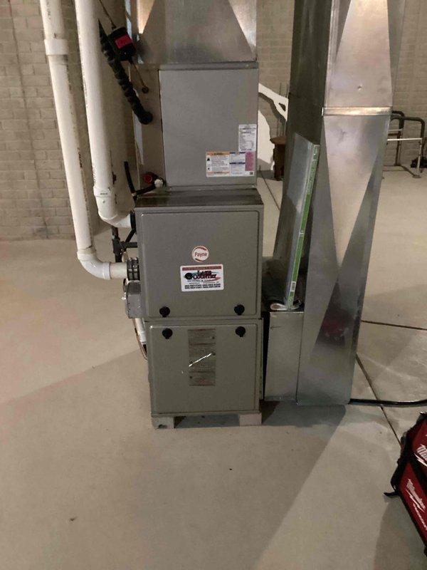 Completed prepaid membership cooling maintenance visit on residential split system. Performed comprehensive inspection of outdoor condensing unit and indoor air handler/furnace system. Checked refrigerant lines, electrical connections, and condensate drainage. Verified proper operation of all HVAC components including blower motor, compressor, and thermostat controls. System found to be operating within normal parameters with no deficiencies noted.