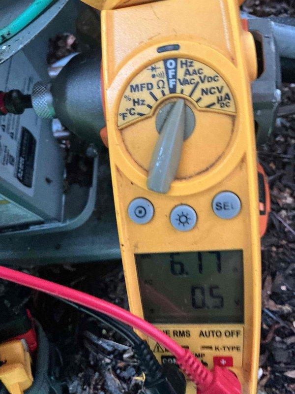 Performed preventive maintenance tune-up on residential air conditioning system. Conducted electrical diagnostics using digital multimeter to verify proper amperage draw and system performance. Unit operating within normal parameters with no deficiencies noted.