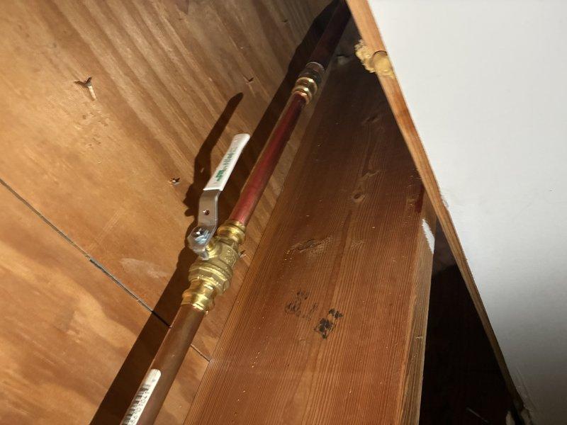 Responded to service call for burst hose bib pipe. Upon arrival, diagnosed failed outdoor spigot with ruptured supply line in attic space. Accessed ceiling cavity to locate compromised copper piping and shut off water supply. Replaced damaged hose bib assembly and repaired burst section of copper pipe with new fittings and connections. Tested system for proper operation and verified no additional leaks at outdoor spigot location or in attic infrastructure.