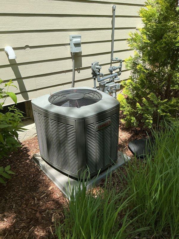 Completed comprehensive air conditioning tune-up service on residential split system. Performed standard maintenance procedures including inspection of indoor air handler and outdoor condensing unit, verified proper operation of all components, and ensured system is ready for cooling season.