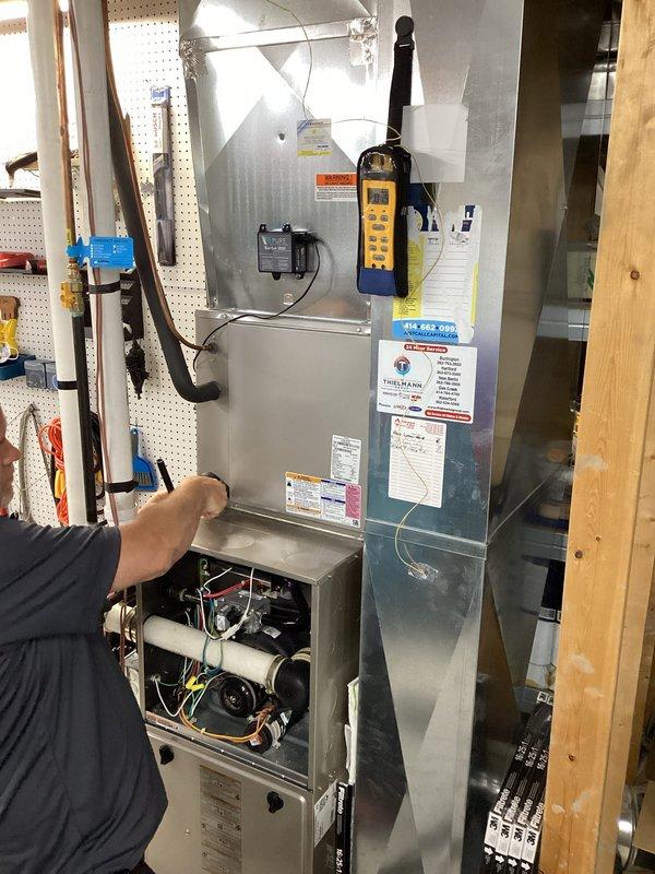 Completed prepaid cooling season maintenance visit on residential air conditioning system. Performed comprehensive inspection of outdoor condensing unit, verifying proper electrical connections at capacitor and contactor, checking refrigerant levels, and cleaning condenser coils. Inspected indoor air handler unit, assessed blower motor operation, verified proper airflow, and checked all electrical connections and safety controls. All components found operating within normal parameters. System tested and confirmed cooling properly with no deficiencies noted.