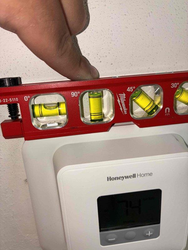Responded to callback regarding customer dissatisfaction with previously installed thermostat model. Removed existing unit and installed preferred Honeywell Home thermostat as discussed. Verified level installation and proper mounting to wall surface. System tested and operational upon departure.