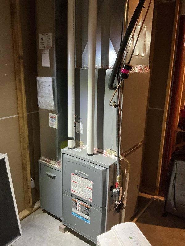 Completed scheduled cooling system tune-up and preventative maintenance on residential HVAC system. Performed comprehensive inspection of Echelon model EC1P4S0G-1 air conditioning unit, serial number 6018E47901, including visual assessment of equipment condition, verification of manufacturer specifications, and documentation of system components. All equipment found operating within normal parameters with no immediate service needs identified.