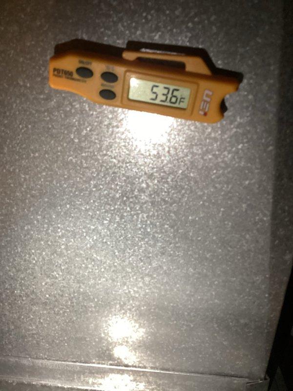 Performed comprehensive tune-up on HVAC system, including refrigerant pressure and temperature diagnostics using calibrated field instruments. System measurements indicated normal operating parameters with supply air temperature at 53.6°F and refrigerant pressures within manufacturer specifications. All service gauges, hoses, and testing equipment functioned properly during inspection, confirming unit is operating efficiently.