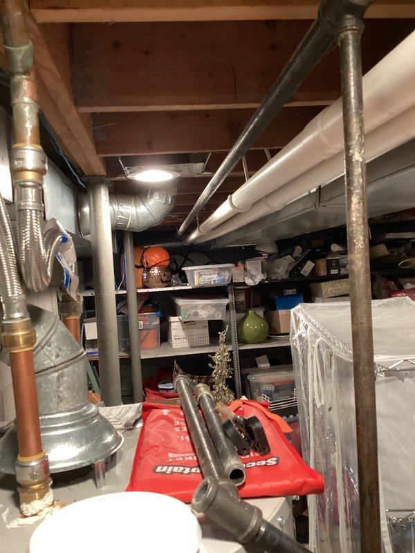 Completed full furnace and humidifier installation in residential basement with all required permits and electrical work coordinated. Installed new HVAC equipment including ductwork connections, gas piping, condensate drainage, and integrated whole-home humidification system with proper venting and code-compliant electrical service. All systems tested and verified operational upon completion.