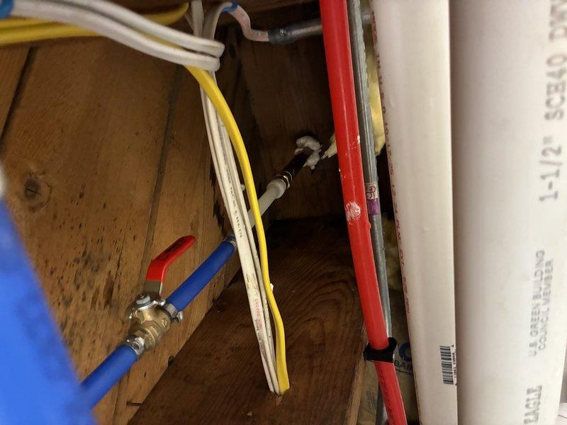 Responded to warranty service call for tankless water heater with no heat output. Upon arrival, inspected unit and associated plumbing connections including hot and cold water PEX lines with isolation valves, electrical supply connections, and venting system. Diagnosed issue, performed necessary repairs to restore proper operation, and verified unit was heating water correctly before completing service.