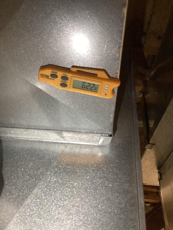 Completed furnace tune-up and air conditioning tune-up on residential HVAC system. Performed standard maintenance procedures including system inspection, temperature readings, and verification of proper operation on both heating and cooling equipment located in basement mechanical area.