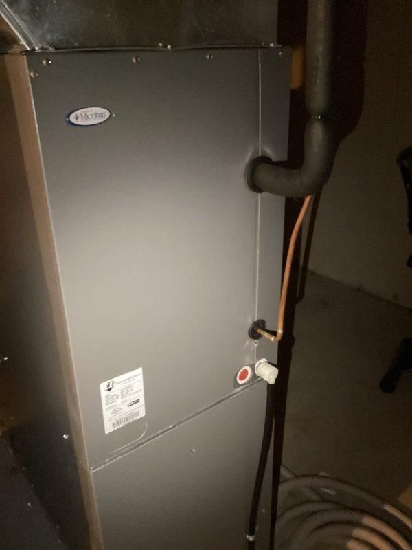 Completed seasonal tune-up and preventative maintenance on residential gas furnace system. Performed comprehensive inspection of unit components, verified proper operation of all safety controls and ignition system, and measured supply air temperature at 53.7°F during diagnostic testing. System operating within normal parameters with no deficiencies noted at time of service.