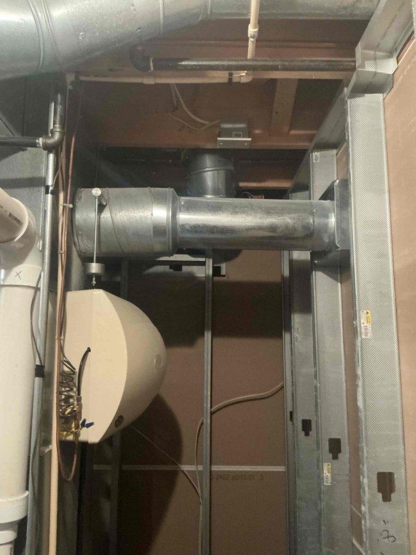 Responded to emergency furnace service call and conducted comprehensive system evaluation. Identified multiple operational issues requiring repair and provided detailed estimate for furnace repairs. Additionally assessed ductwork system condition and provided separate estimate for duct cleaning services. Documented existing HVAC infrastructure including main supply ductwork, electrical panel circuit configurations, and mechanical room layout through photographic documentation.