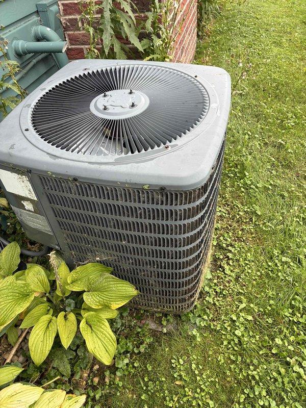 Conducted on-site assessment for complete HVAC system replacement including natural gas furnace and air conditioning unit. Evaluated existing equipment condition, documented current system configuration with outdoor condenser unit and indoor components, and provided comprehensive replacement estimate. Current equipment operational but nearing end of service life, prompting homeowner to obtain multiple contractor quotes for planned system upgrade.