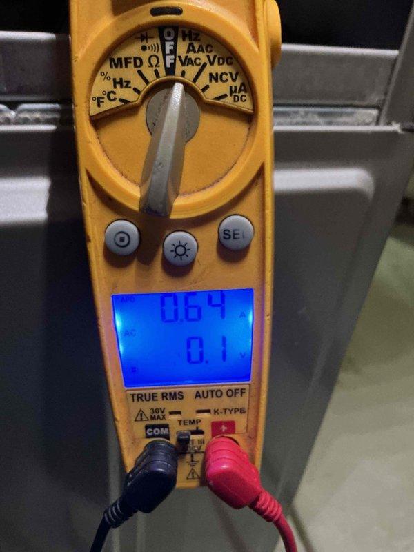 Completed recurring membership cooling maintenance visit. Performed system diagnostics using digital multimeter to verify electrical parameters and measured supply air temperature at 72.7°F using calibrated digital thermometer. All readings within normal operating range for cooling system operation.