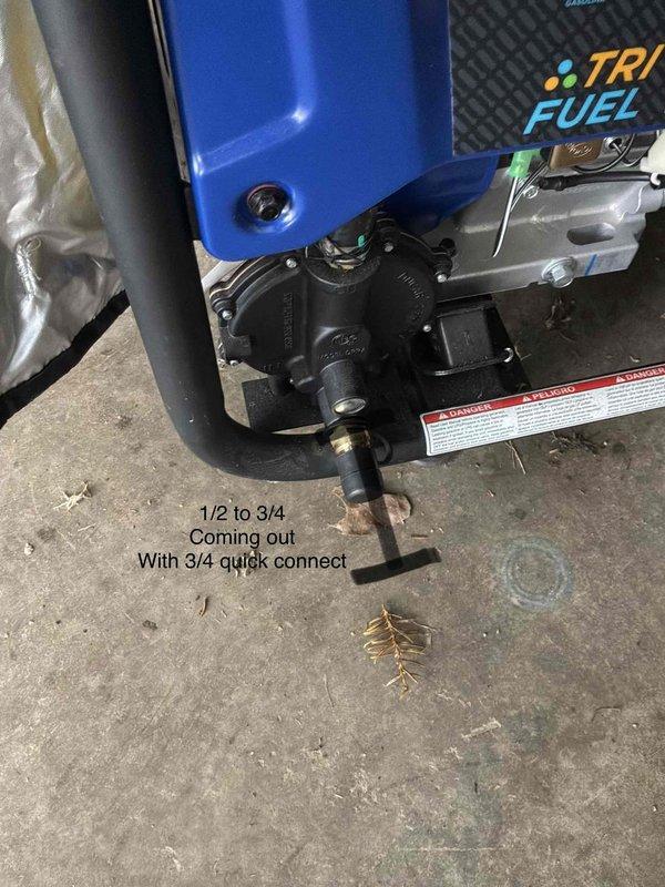 Completed estimate for gas piping installation to service a portable generator. Assessed existing mechanical room infrastructure including copper supply lines, galvanized ductwork, and wall-mounted utility connections. Evaluated generator specifications requiring 1/2" to 3/4" gas line connection with 3/4" quick-connect fitting for safe and compliant natural gas supply to portable unit.