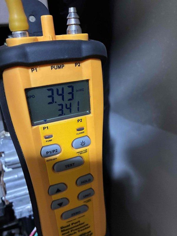 Completed comprehensive tune-up service on Magic Pak combination heating and cooling unit. Performed system diagnostics using digital manometer to verify proper static pressure readings, inspected serpentine heat exchanger coils for cleanliness and integrity, and tested both heating and cooling modes to ensure optimal operation.