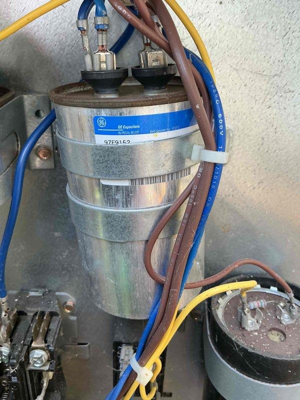 Completed furnace tune-up and air conditioning tune-up on split HVAC system. Inspected capacitor, blower motor, control boards, and electrical connections; verified proper operation of all components. Customer requires air filter replacement at sizes 1-3 PM Taylor specification.