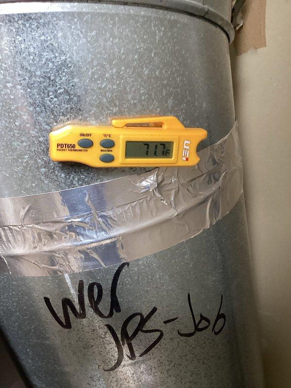 Responded to frozen air conditioning system and performed fall tune-up service. Upon arrival, found evaporator coil heavily frosted with ice buildup, measuring supply temperatures of 124.5°F and return air at 77°F. Thawed frozen coil, completed comprehensive system inspection and tune-up, and restored unit to proper operating condition.