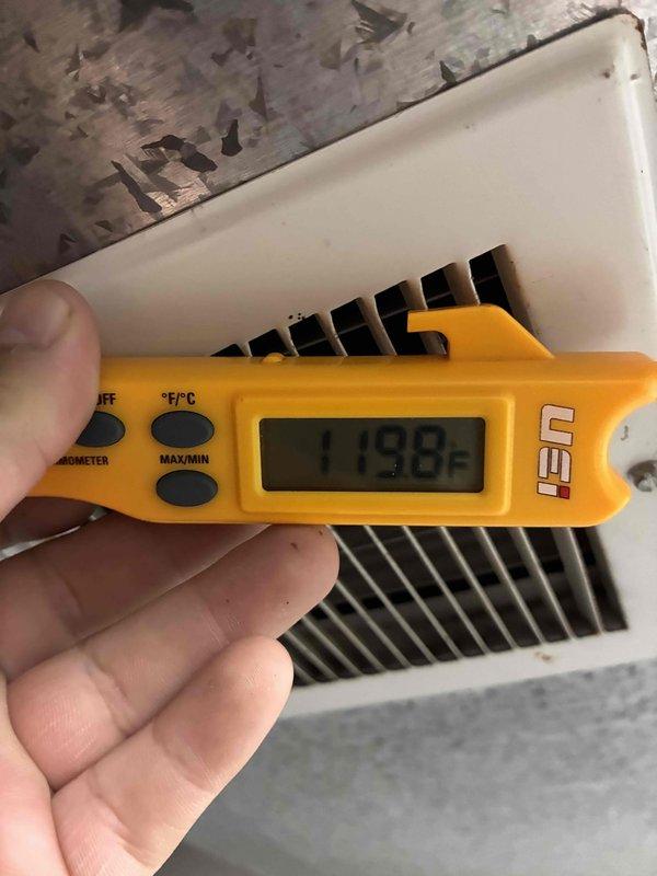 Completed scheduled heating maintenance visit as part of recurring membership agreement. Performed system inspection of furnace components including blower motor assembly and heat exchanger, verified proper operation with supply air temperature reading of 198°F, and documented equipment condition through photographic records.
