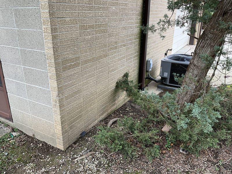 Conducted site evaluation for supplemental heating solution in finished basement area currently served by insufficient electric baseboard heating. Assessed existing forced air furnace system and exterior HVAC equipment to determine feasibility of extending ductwork to basement living space. Documented current equipment configuration and structural considerations for potential system modification or zone addition.