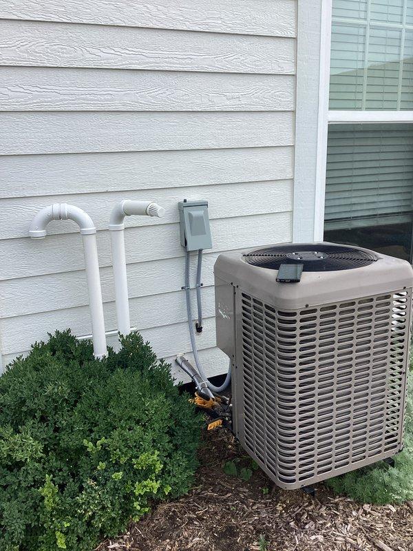 Completed comprehensive tune-up service on residential furnace and air conditioning system. Performed standard maintenance procedures including inspection of indoor furnace components, ductwork connections, and outdoor condensing unit. All equipment found operating within normal parameters with no issues identified during service visit.
