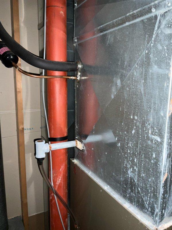 Responded to service call for non-operational air conditioning system with natural gas furnace located in basement. Performed comprehensive assessment of existing HVAC equipment to provide replacement estimate for both furnace and AC unit. Evaluated feasibility of implementing zoned climate control system to independently regulate temperatures between upstairs and downstairs living areas, documented existing equipment conditions and spatial requirements for potential dual-zone installation.
