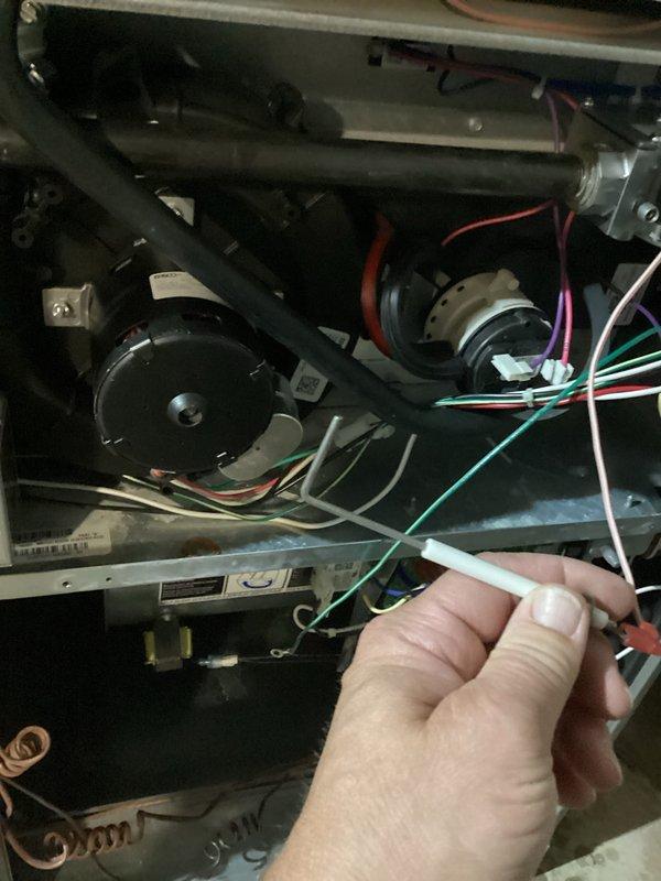 Completed comprehensive furnace tune-up including inspection of blower motor assemblies, electrical connections, and internal components. Verified proper operation of all wiring harnesses, examined control board functionality, and assessed venting system integrity. All components found to be in normal operating condition with no repairs required at this time.