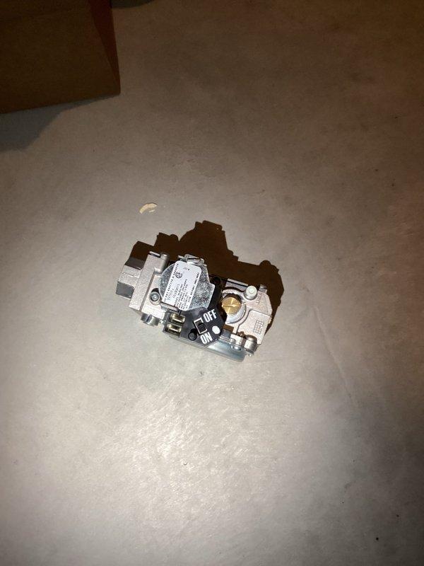 Responded to service call for gas valve replacement on HVAC system. Upon arrival, performed diagnostic testing using digital multimeter to confirm gas valve failure. Removed defective gas valve assembly from unit and installed new replacement valve, ensuring all connections were properly secured and sealed. Completed system startup procedures, verified proper gas flow and valve operation, and confirmed unit returned to normal heating function.