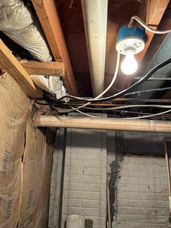 Conducted estimate for complete HVAC system replacement in basement location where air conditioning refrigerant leak caused damage to LP furnace, rendering both units inoperable. Assessment included evaluation of existing ductwork, electrical connections, plumbing infrastructure, and accessibility through exterior basement door for equipment removal and installation.