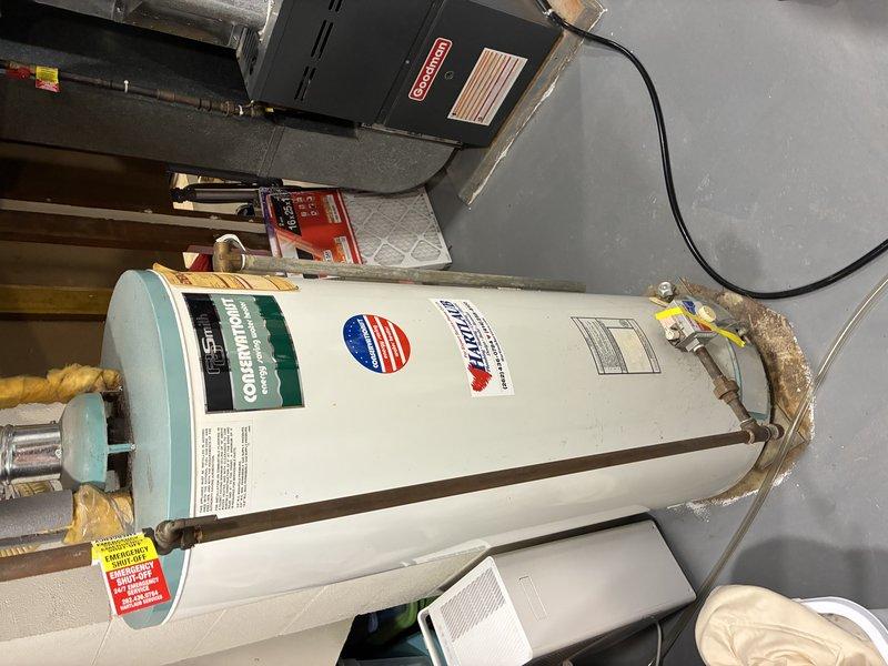 Responded to service call for leaky gas pipes at residential property. Upon arrival, accessed crawl space and mechanical room to inspect gas line system serving water heater and HVAC equipment. Located gas leak on corrugated flexible gas connector line running through confined space near structural supports. Performed pressure test on gas system to verify leak location and ensure no additional compromised connections. Replaced defective flexible gas line with new approved connector, secured all fittings, and applied leak detection solution to verify integrity of repair. Conducted final pressure test on entire gas distribution system to confirm proper operating pressure and absence of leaks at all connection points. Restored gas service to water heater and furnace, verified proper operation of both appliances, and confirmed no additional issues with gas piping system.