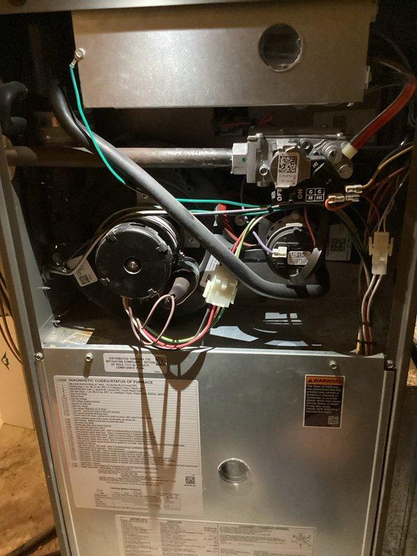Completed scheduled heating system maintenance visit as part of recurring membership agreement. Performed comprehensive inspection of furnace components including blower motor assembly, gas valve operation, electrical connections, and control board functionality. Utilized digital diagnostic equipment to verify system performance parameters and operational readings. All components found operating within normal specifications with proper wire connections and no visible deterioration noted.