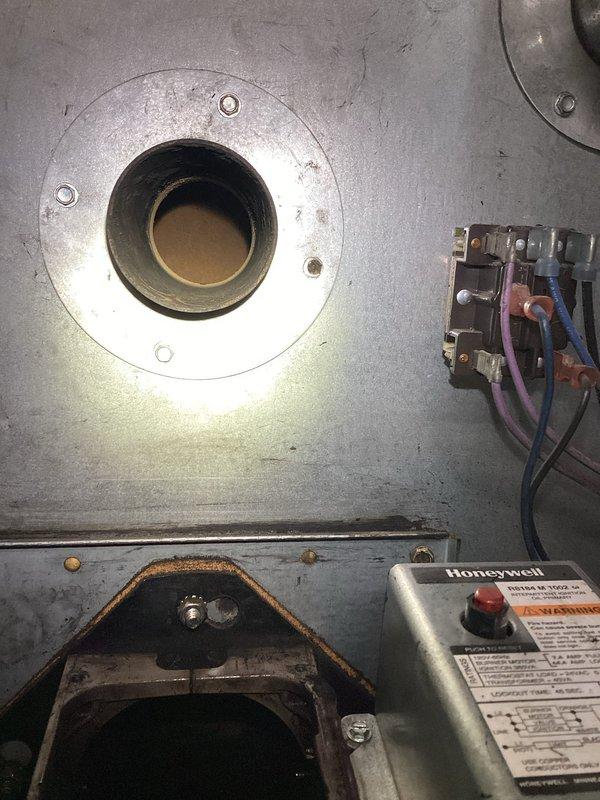 Completed comprehensive oil furnace tune-up on Armstrong unit model LUF80B57D103A. Performed full system inspection including burner assembly, combustion chamber, Honeywell primary control with reset functionality, gas valve operation, and electrical connections. All components cleaned, tested, and verified for proper operation with system returned to safe working condition.