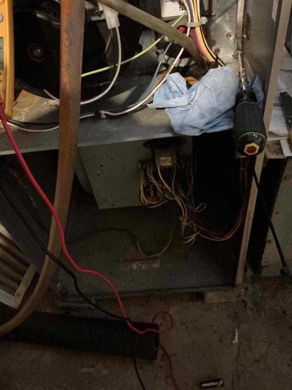 Responded to no-heat call on Concord furnace system. Upon arrival, performed diagnostic inspection of unit that would not initiate heating cycle. Conducted systematic troubleshooting of electrical components, blower motor assembly, and control systems. Identified and resolved issue preventing furnace ignition sequence. Verified proper operation of all safety controls and confirmed system restored to full heating functionality. Unit tested through complete heating cycle with satisfactory performance.