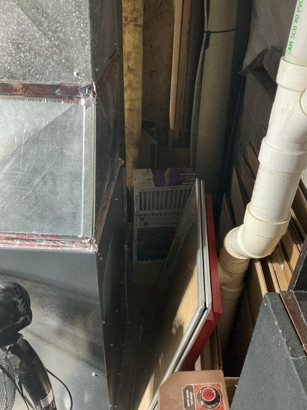 Responded to emergency service call for furnace system evaluation. Upon inspection, found existing Goodman furnace unit in basement mechanical room required red-tagging due to safety concerns. Completed comprehensive assessment of HVAC system including ductwork, ventilation components, and auxiliary equipment. Provided detailed replacement estimate for new furnace installation. Coordinated installation scheduling to accommodate customer's extended absence, arranging access through local family members for completion during two-month travel period with confirmed two to four-hour arrival window and advance notification protocol.