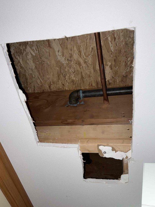 Completed electrical estimate for backup generator installation. Assessed existing electrical infrastructure in basement area, including current plumbing and drainage systems that will need to be considered during installation. Evaluated ceiling access points and structural pathways for potential electrical conduit routing from proposed generator location to main electrical panel. Documented site conditions and provided comprehensive estimate for generator system installation.