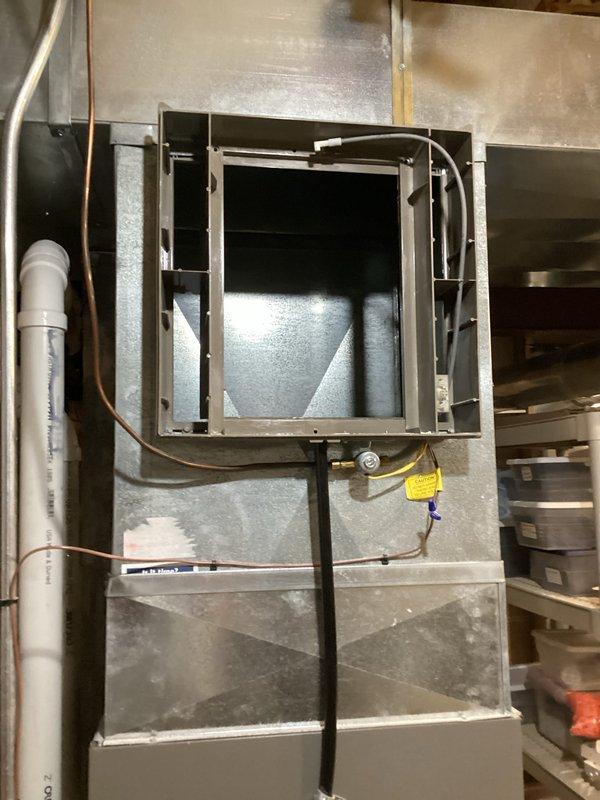 Completed comprehensive furnace and air conditioning tune-up including system inspection, cleaning, and operational verification. Accessed air handler unit, inspected internal blower chamber, checked refrigerant lines and connections, and verified filter condition. All components found operating within normal parameters and system performing efficiently.