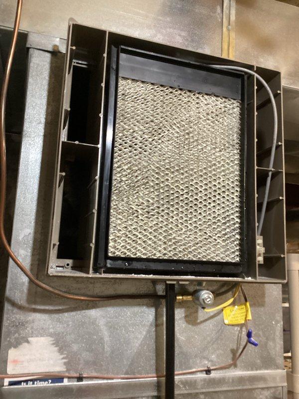Completed comprehensive furnace and air conditioning tune-up including system inspection, cleaning, and operational verification. Accessed air handler unit, inspected internal blower chamber, checked refrigerant lines and connections, and verified filter condition. All components found operating within normal parameters and system performing efficiently.