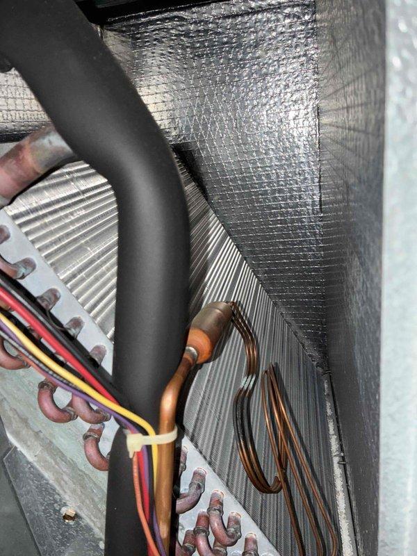 Completed scheduled maintenance tune-up on MagicPak HVAC unit located on third floor. Performed comprehensive system inspection including heat exchanger, evaporator coil, refrigerant lines, electrical connections, and control components. All aluminum fins, copper tubing, and insulated ductwork were examined and found in proper working condition with no issues identified.