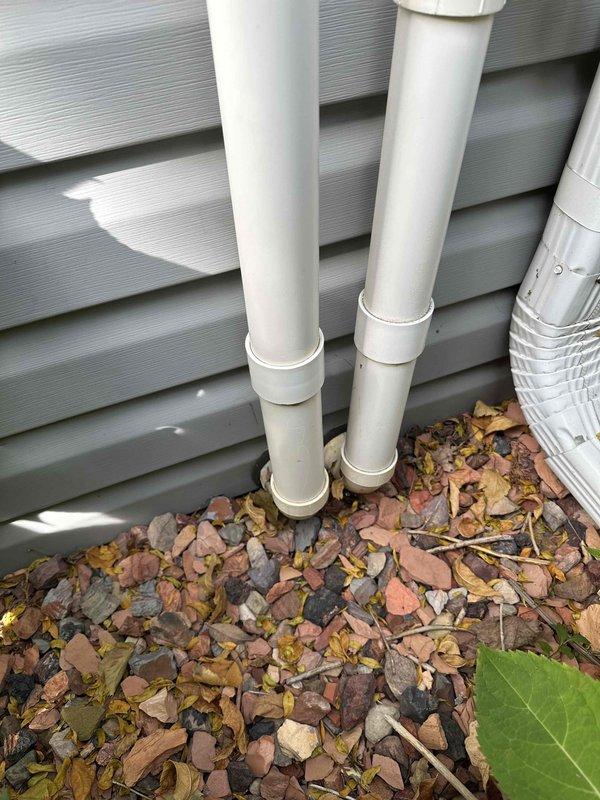 Responded to emergency furnace call where unit was previously shut down due to dangerous carbon monoxide levels detected at the heat exchanger. Performed comprehensive system evaluation and determined heat exchanger failure along with defective inducer motor, rendering the furnace unsafe for operation. Provided detailed replacement estimate for new furnace system and documented existing exhaust venting configuration with photographic evidence showing current PVC vent terminations at building exterior.