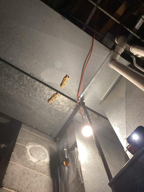 Completed comprehensive furnace and air conditioning tune-up service on residential HVAC system located in mechanical space. Performed standard preventive maintenance inspections on heating and cooling equipment, including examination of condensate pump assembly, drainage systems, and associated PVC piping configurations. All system components inspected and found operating within normal parameters.