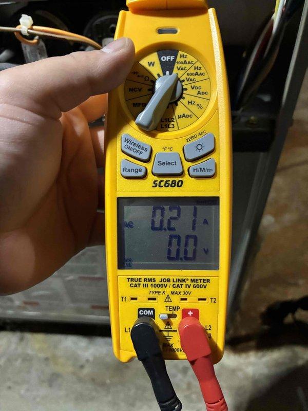 Performed a complete furnace tune-up, including inspection and cleaning of key components and verification of safe, efficient operation. Used a digital true RMS clamp meter to test electrical operation, measuring amperage draw and component resistance to confirm the system is operating within manufacturer specifications.
