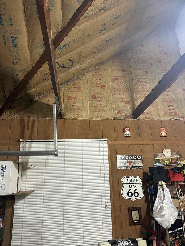 Performed an on-site estimate for replacement of the existing 91% AFUE furnace and air conditioning system, with the customer requesting standard-efficiency Lennox and Carrier equipment options. Inspected the existing installation, including the ceiling cavity access and steel supply piping, and evaluated the insulated garage/workshop space to determine equipment placement and installation requirements for the replacement system.