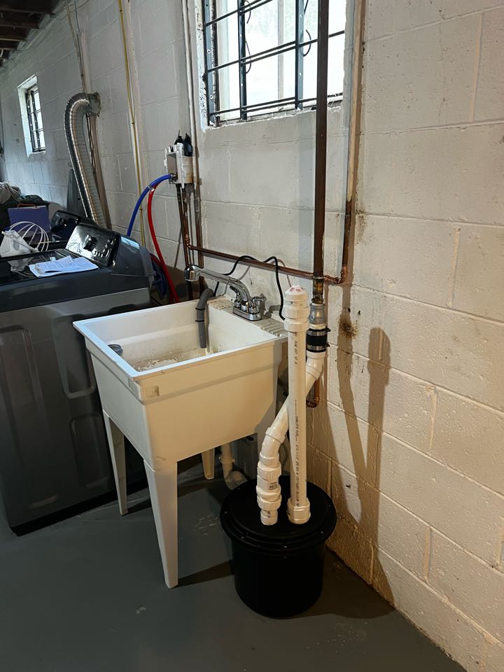 Laundry sink pump install in Upper Marlboro, MD 